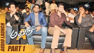 Akhil Movie Audio Launch Part 1  Akhil V V Vinayak Sayesha Saigal [upl. by Ahsieyk]