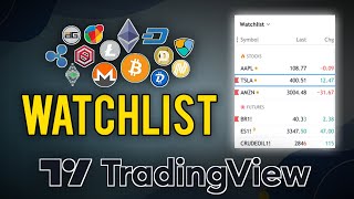 How to Add Crypto Currencies in TradingView Watchlist 👉 Beginners Tutorials  Crypto Ulagam crypto [upl. by Baum]