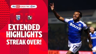 STREAK OVER  Gillingham v Port Vale extended highlights [upl. by Hedgcock90]