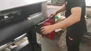 How to install eco solvent printer  for INQI 1608S 1808S [upl. by Edmanda]