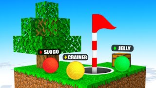 GOLF IT On A Minecraft SKY BLOCK [upl. by Milo638]