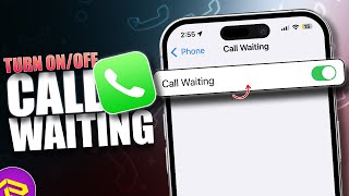 How to Turn OnOff Call Waiting on iPhone  Get Incoming Calls During an Ongoing Call in iPhone [upl. by Nesiaj]