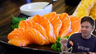 Sushi Wild Caught vs Farmed Salmon [upl. by Llennej693]