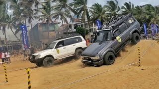 Two landcruisers drive on beach track beachoffroad [upl. by Adnalohs456]