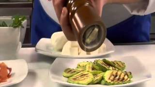 Mozzarella campana e petali di culatello con zucchine marinate alla menta [upl. by Sabino710]