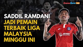 Saddil Ramdani Jadi Pemain Terbaik Liga Malaysia Minggu Ini [upl. by Dnomal]