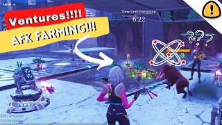 Fortnite STW  The Best Ventures farming AFK 🔥🔥🔥 method  ventures ultimate farming 🐗😎😎 [upl. by Anicart]