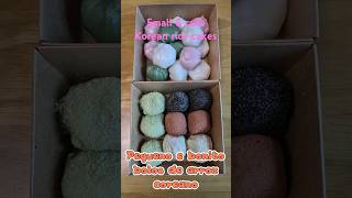 Small and cute Korean rice cakes Pequeno e bonito bolos de arroz coreano [upl. by Sedgewick661]