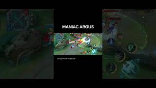 maniac argus  this sound 🥶🥶 music fypシ゚ mlbb mlb heromlyangbagusuntukpushrank mobilelegends [upl. by Florri587]