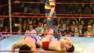 22 Steve Pardee vs Jimmy Afi 80s PORTLAND Wrestling PNW [upl. by Noda]