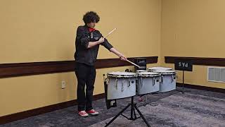 PASIC 2024 Marching Tenor IampE Champion Noah Gordon [upl. by Orrin25]