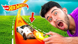 FOGUETE CASEIRO NO CARRINHO DA HOT WHEELS  EXPERIMENTOS DO TIKTOK [upl. by Quin]