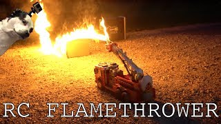 Flamethrower RC FIRETRUCK [upl. by Crutcher]