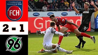 Heidenheim  Hannover 96 Sieg mit Auge und Gefühl [upl. by Nichols]