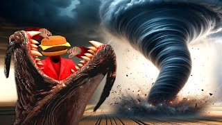 Tremor Monsters Chase Us During a Tornado Outbreak in Gmod Garrys Mod RP [upl. by Manvel]