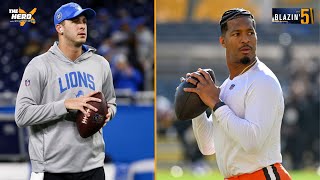 Blazin 5 Browns cover vs Chiefs Steelers cover Lions win MVP battle in Week 15  THE HERD [upl. by Eahsed]