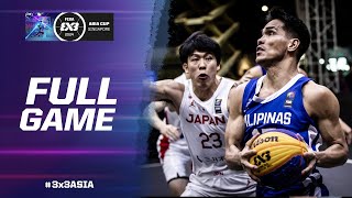 Japan 🇯🇵 vs Philippines 🇵🇭  Men Full Game  FIBA 3x3 Asia Cup 2024  3x3 Basketball [upl. by Aivan]