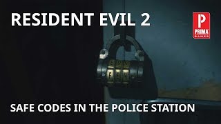 Resident Evil 2 Safe Codes in the Police Station [upl. by Lodovico699]