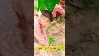 एक पेड़ माँ के नामekpedmaakenaamvanmahotsavtreeplantingshortsshortvideoshort [upl. by Ocirred804]