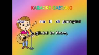 Narciso Parigi Firenze Sogna karaoke [upl. by Nedrob]