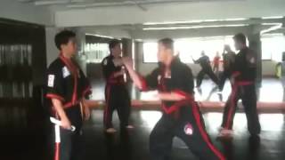 Arnis training wGrand Master Allan Fami [upl. by Anenahs]