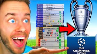 Ich habe die CHAMPIONS LEAGUE in jedem FIFA gewonnen 🏆  FIFA 19  23 [upl. by Jessi]