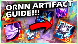 ORNN ARTIFACT GUIDE  How to win with Ornn Artifacts in TFT SET 12 [upl. by Lilah]