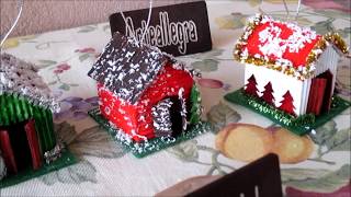 DIY PICCOLE CASETTE PER ALBERO DI NATALE [upl. by Iddo]