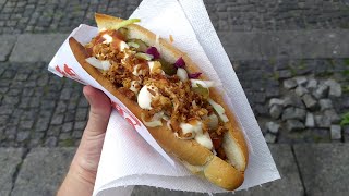 HOT DOG Z DWORCOWEJ BUDKI JAK 20 LAT TEMU  KEBSON W  BAR LUSSI WARSZAWA ŚRÓDMIEŚCIE DWORZEC [upl. by Nart]