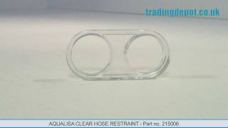 TRADING DEPOT Aqualisa Clear Hose Restraint Part no 215006 [upl. by Akehsar645]