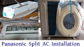 Panasonic Split AC Installation  Panasonic US18SKY1 Inverter Air Conditioner Full Installation [upl. by Lugar]