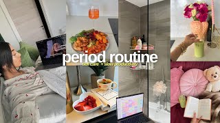 realistic period day in my life  selfcare healthy habits relaxation routine amp advice [upl. by Chally477]