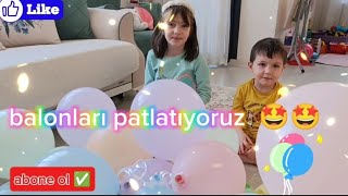 balon patlatmaca🎈🎈shortsvideo keşfetedüş youtubeshorts [upl. by Gere]