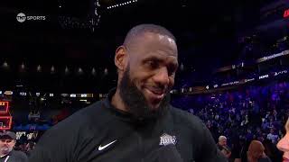 LeBron James talks BIG WIN vs Pelicans Postgame Interview 🎤 [upl. by Eitra]