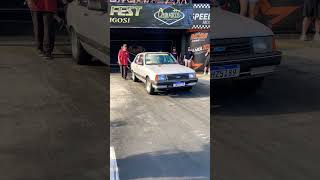 Chevette turbo no burnout arrancada sc dragracing chevette [upl. by Sadler849]