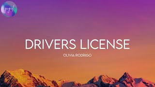 Olivia Rodrigo  drivers license Lyrics [upl. by Noda]