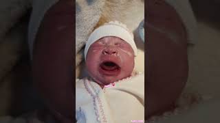 Vernix covered newborn baby 👶 😍 viral baby shorts subscribe [upl. by Ocram]