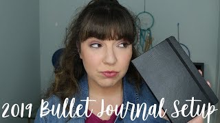 2019 BULLET JOURNAL SETUP USING CRICUT MACHINE  Real Girl Guide [upl. by Anwahsit]