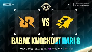 ID M4 Knockout Stage Hari 8  RRQ Hoshi vs ONIC Game 3 [upl. by Inej]