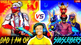 🌿FREE FIRE LIVE🌿2 VS 6 CUSTOM ROOM GAMEPLAY🎮🎯WITH KHATARNAK😎SUBSCRIBERS ON LIVE💀🔥GARENA FREE FIRE [upl. by Adle]