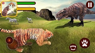 Tiger vs Dinosaur Adventure 3D  Android Gameplay Newbie Gaming [upl. by Ardnatal488]