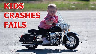 Kids fails on motorcycles 2017 [upl. by Irina]