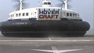 Hoverspeed hovercraft arriving in Calais [upl. by Cirre]