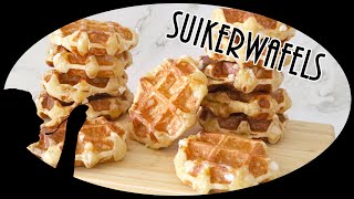 Suikerwafels  Luikse wafels  recept amp ingrediënten [upl. by Eneleuqcaj562]