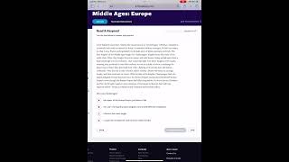 Flocabulary Middle Ages Europe  Read amp Respond [upl. by Sathrum]