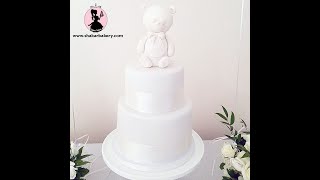 How to Cover A Cake with Fondant For A Beginner [upl. by Loesceke]