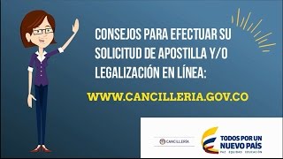 Consejos para realizar su solicitud de Apostilla yo Legalización en línea [upl. by Annelak]