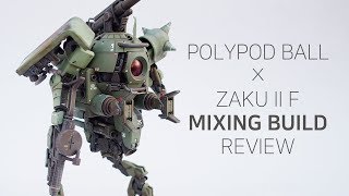 MG ZAKU CUSTOM BUILD with POLYPOD BALL [upl. by Onaivlis]