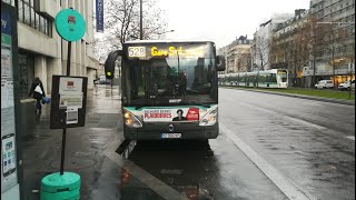 Bus RATP 528 SaintLazareRome  Porte de Clichy [upl. by Liba60]