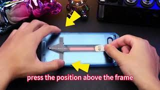 Magic John screen protector installation tutorial NEW [upl. by Namya]